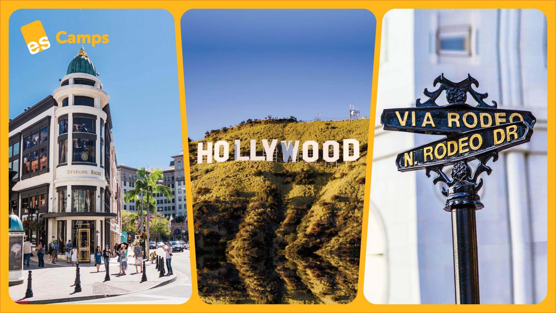 ES Camps - Visit Beverly Hills, Rodeo Drive and Hollywood with ES Camps Summer school Fun camp