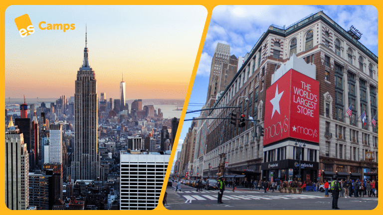 ES Camps - Visit Empire State Building and Macy’s with ES Camps summer school programs summer program youth camp
